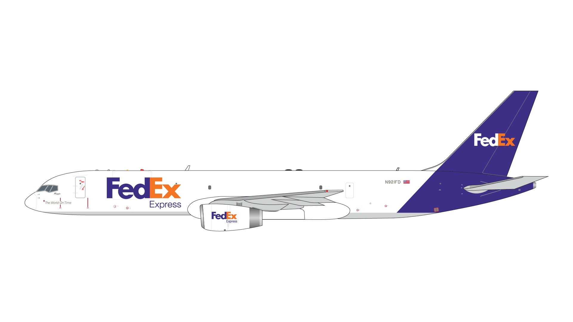 GJFDX1993 GEMINI JETS FedEx / フェデックス B757-200SF N921FD 1:400 メーカー完売