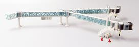 LH2148 JCWING 空港アクセサリー 搭乗ゲート/Boarding bridge ワイドボディ機用 1:200 完売しました。