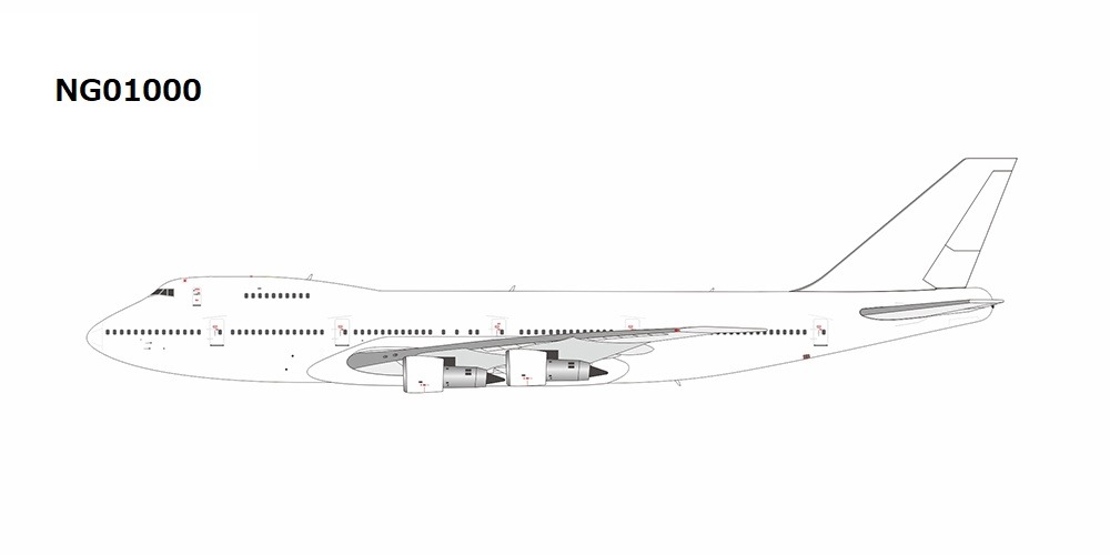 NG01000 NG MODELS White / ホワイト B747-100 NA 1:400 完売しました。 NG MODELS 1:400 White / ホワイト 747-100 亜鉛ダイキャスト製