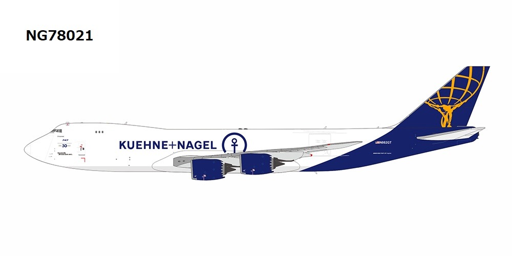 NG78021 NG MODELS ATLAS AIR / アトラス航空 (KUEHNE+NAGEL) B747-8F N862GT 1:400 お取り寄せ