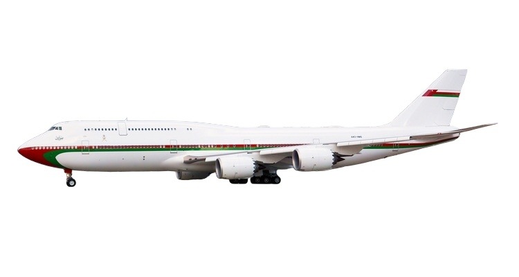 11933 Phoenix Oman Royal Flight / オマーン・ロイヤル・フライト B747-8HO A4O-HMS 1:400 Phoenix 1:400 Oman Royal Flight / オマーン・ロイヤル・フライト 747-8 亜鉛ダイキャスト製