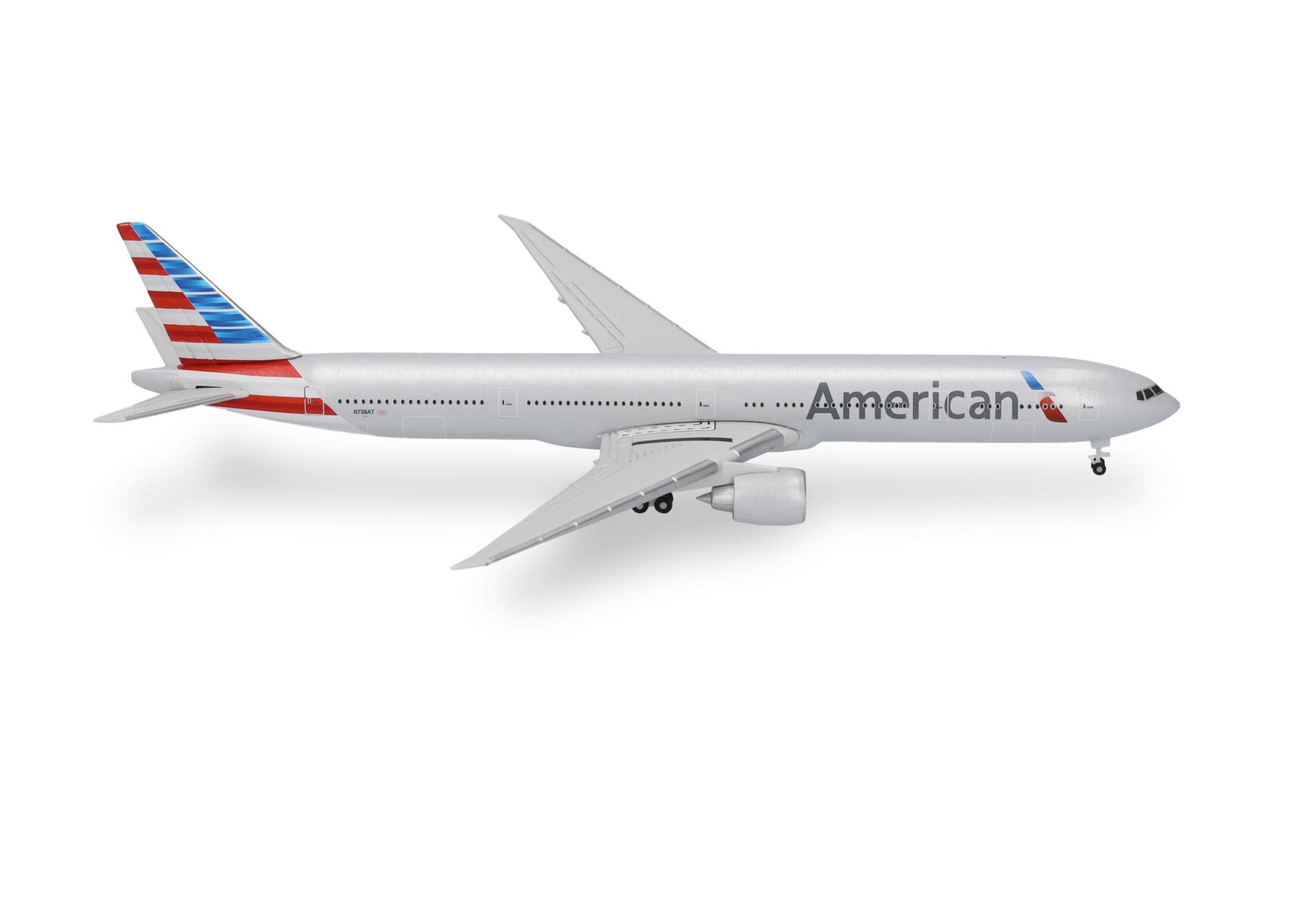523950-003 Herpa American Airlines / アメリカン航空 B777-300ER N736AT 1:500 メーカー完売
