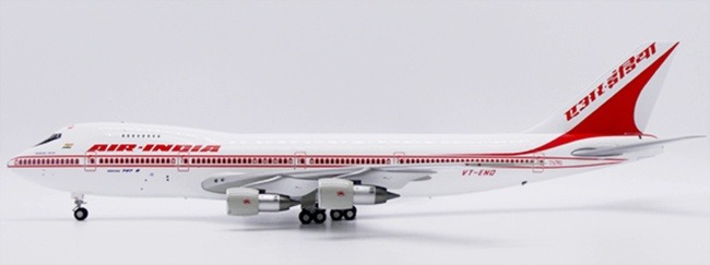 XX20199 JC WING Air India / エア インディア B747-200 VT-ENQ スタンド付 1:200 メーカー完売 JC WING 1:200 Air India / エア インディア 747-200 亜鉛ダイキャスト製