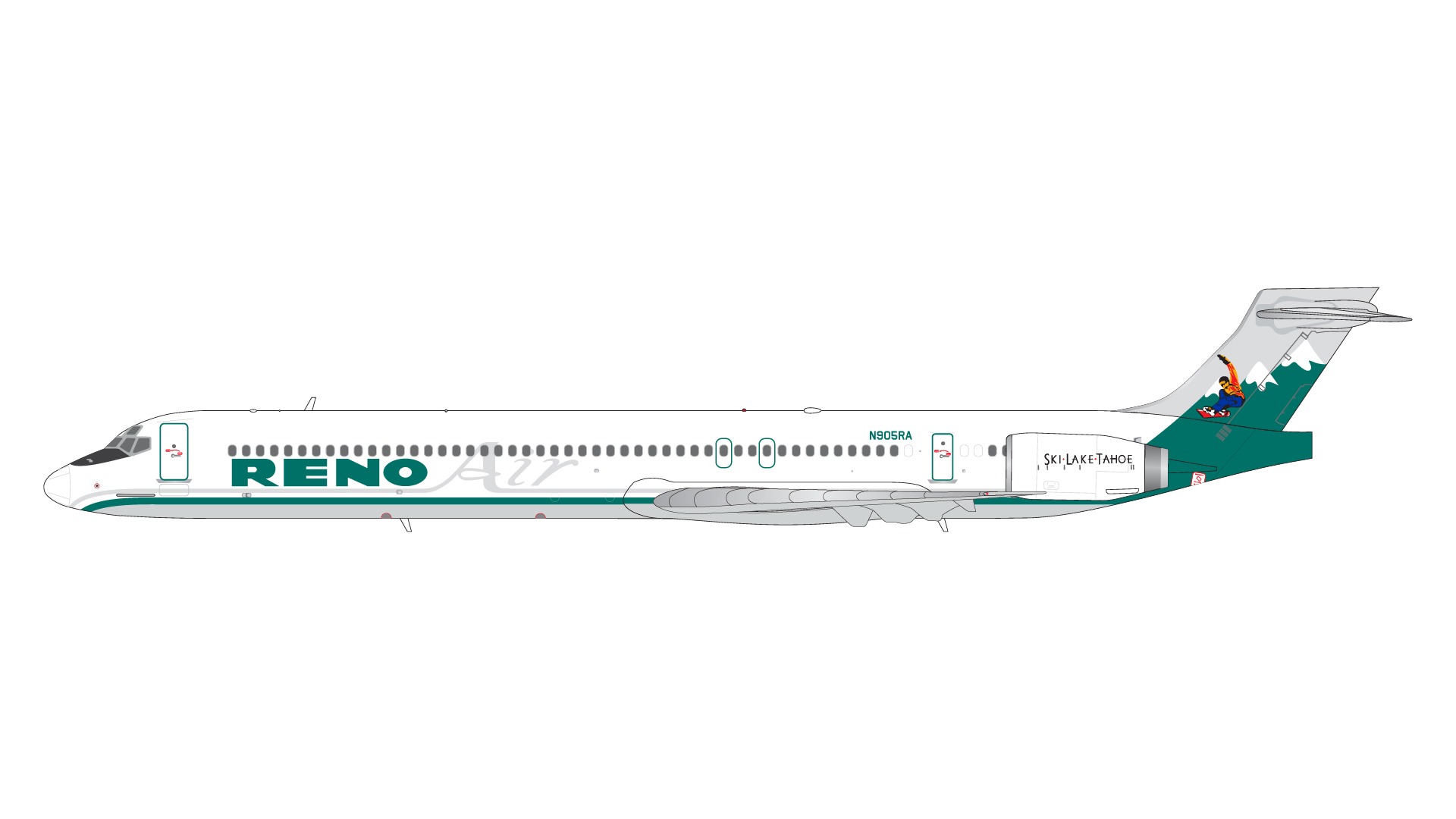 G2ROA833 GEMINI 200 Reno Air / リノエア MD-90 N905RA  1:200 お取り寄せ GEMINI JETS 1:200 Reno Air / リノエア MD-90 亜鉛ダイキャスト製