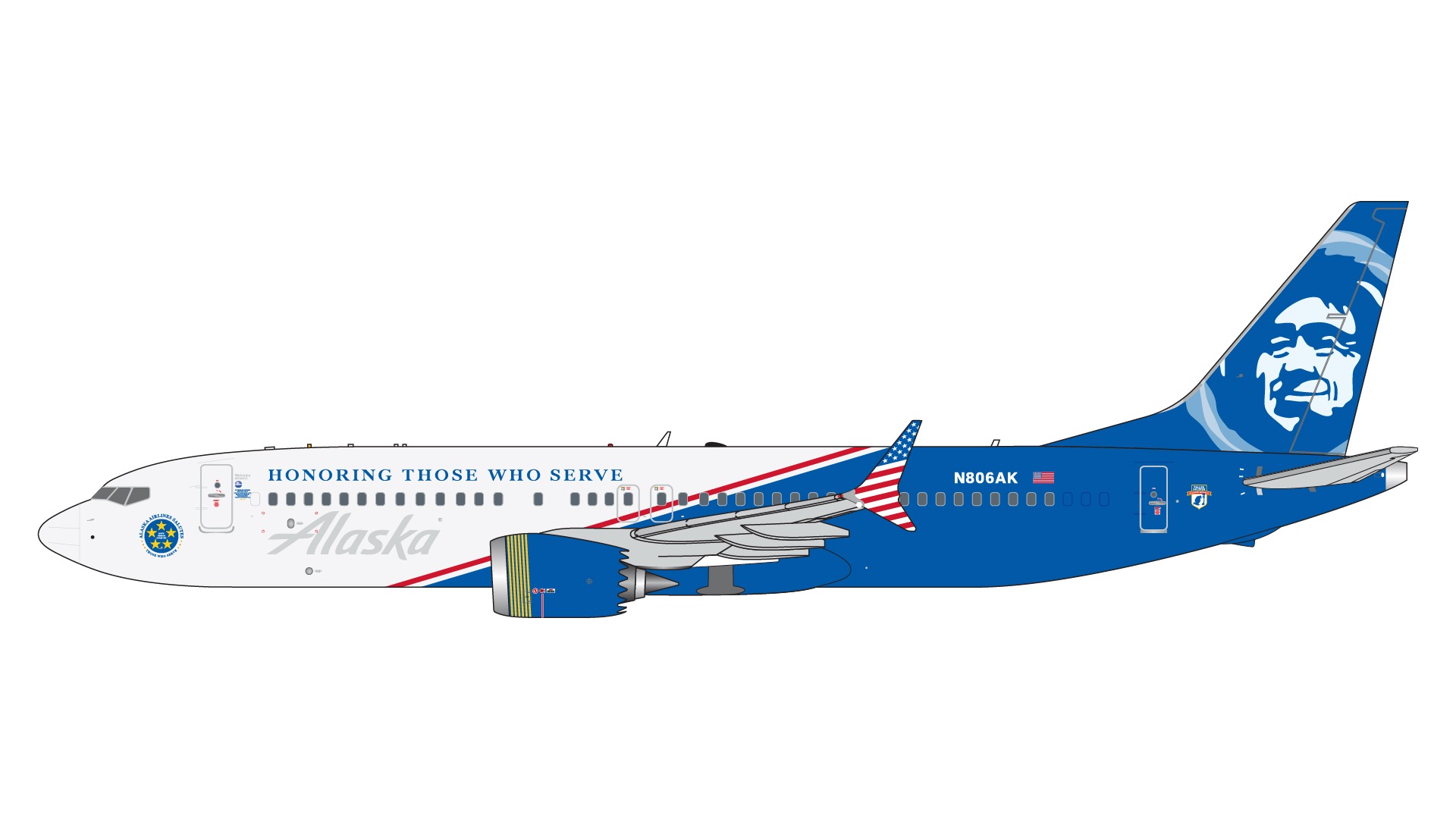 GJASA2258 GEMINI JETS Alaska Airlines / アラスカ航空 