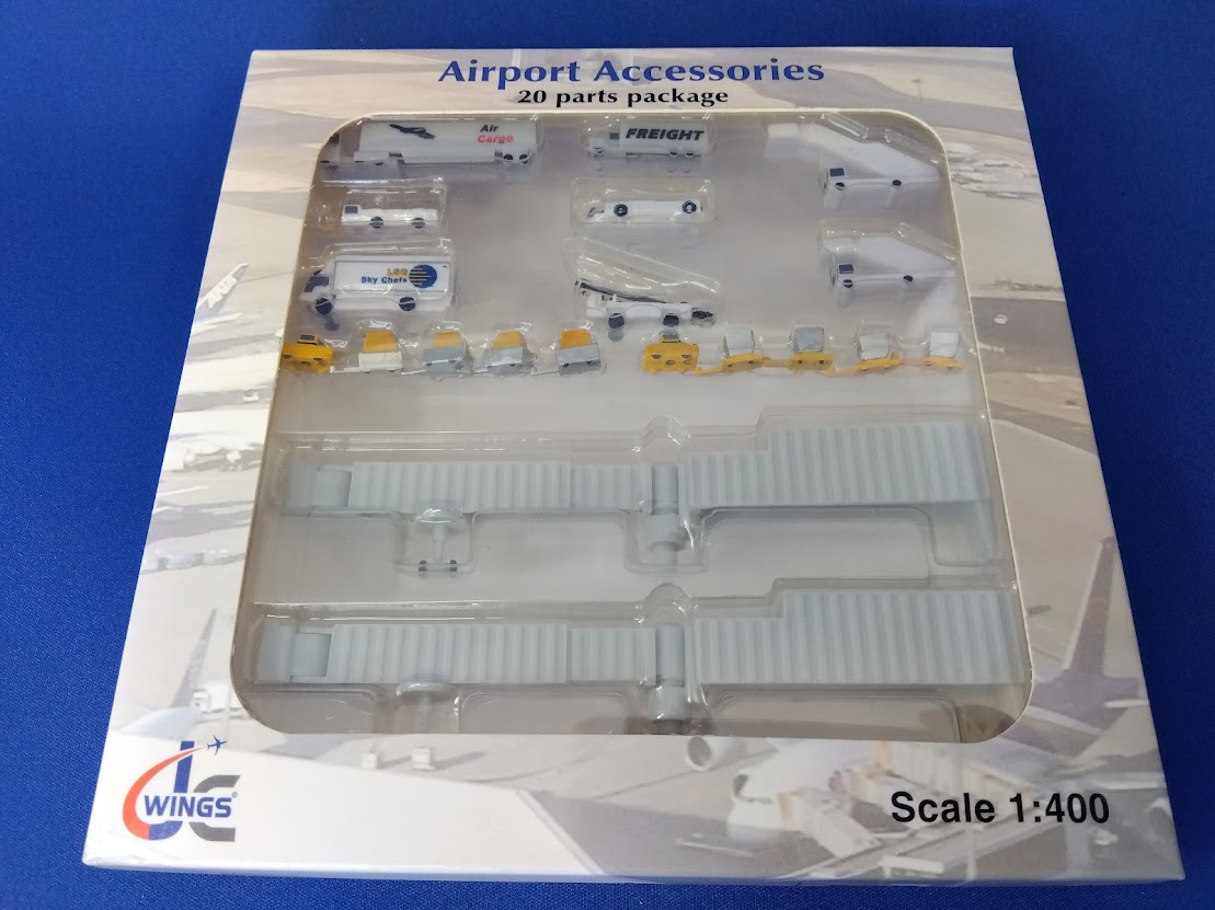 JCGSESETA JCWING Airport Accessories /空港アクセサリー 20個入りセット 1:400 完売しました。 JC WING 1:400 空港アクセサリー 空港アクセサリー プラスチック製
