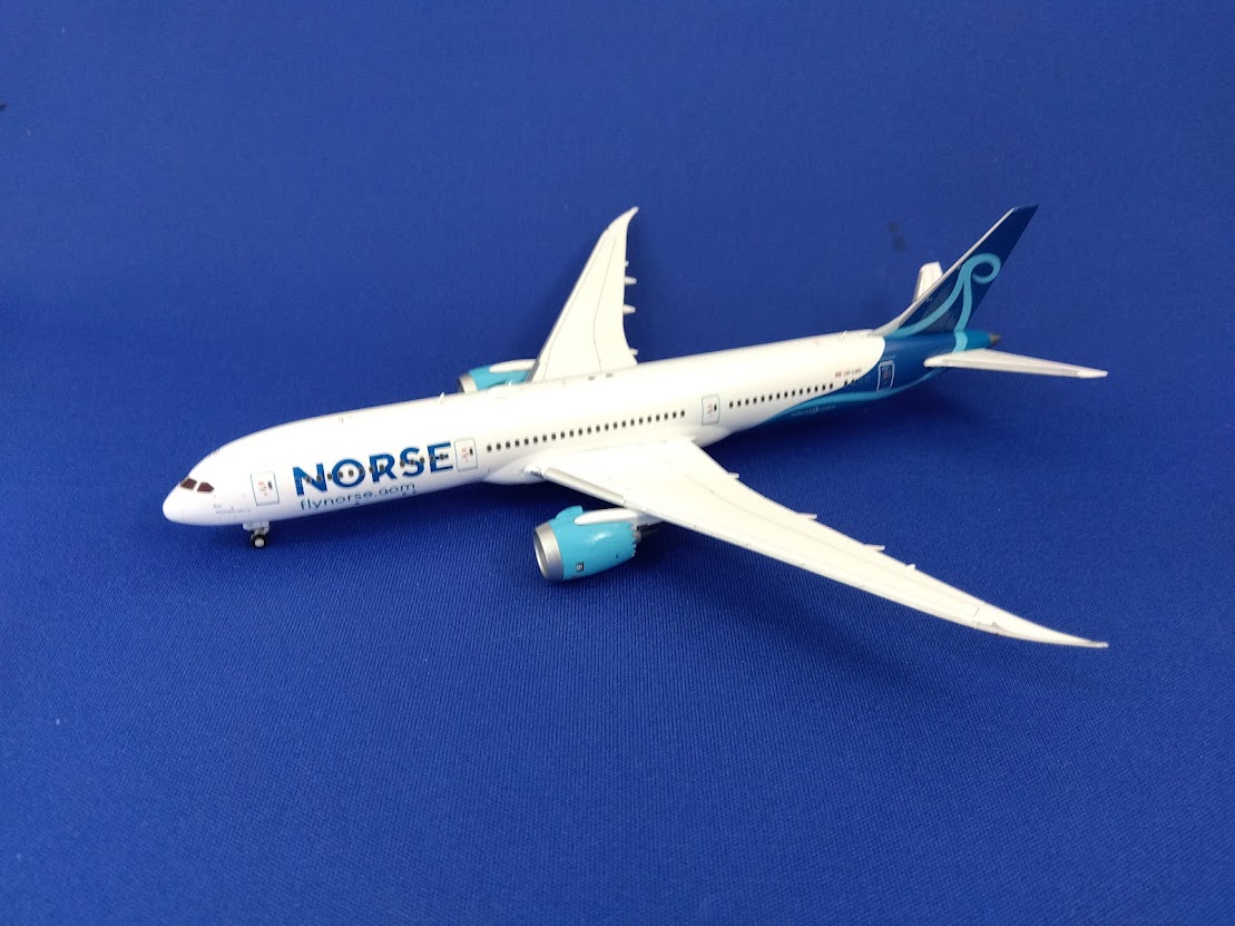 LH4280 JCWING Norse Atlantic Airways / ノースアトランティック航空 B787-9 LN-LNO 1:400 完売しました。 JC WING 1:400 Norse Atlantic Airways / ノースアトランティック航空 787-9 亜鉛ダイキャスト製