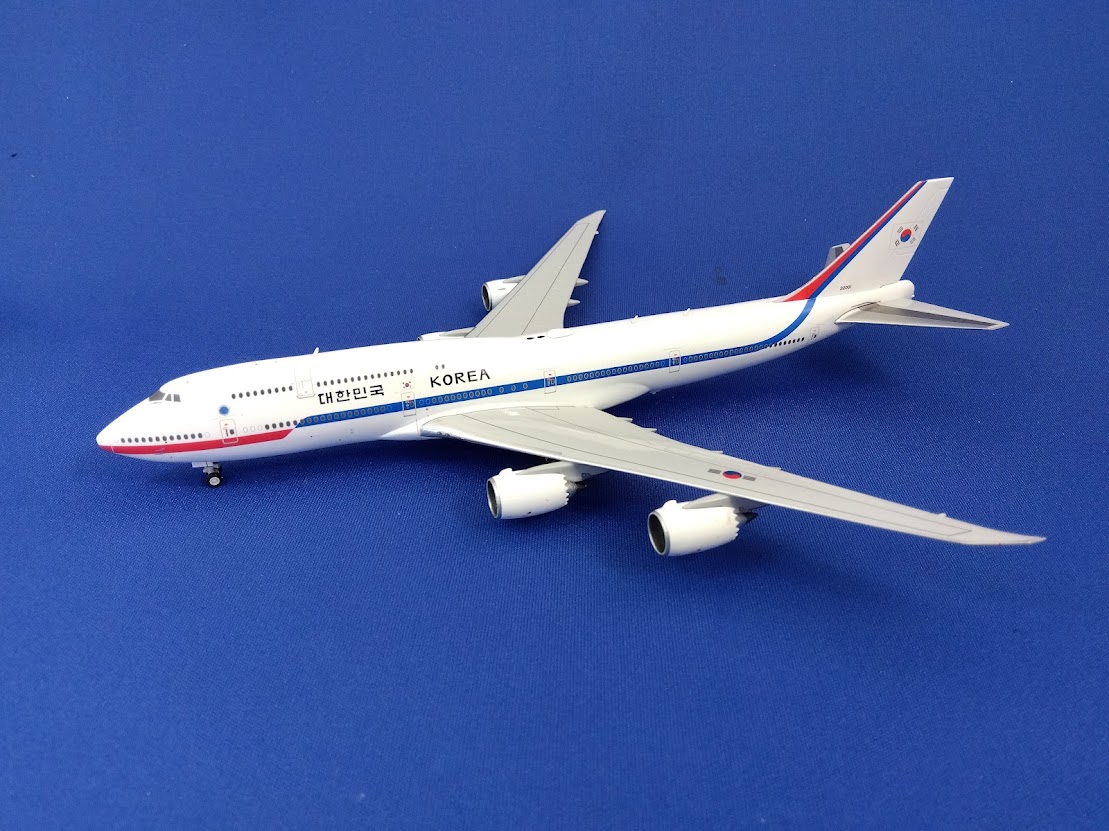 LH4286 JCWING ROKAF Republic of Korea Air Force / 韓国空軍/大韓民国空軍 B747-8 HL7643 1:400 完売しました。 JC WING 1:400 OKAF Republic of Korea Air Force / 韓国空軍/大韓民国空軍 747-8 亜鉛ダイキャスト製