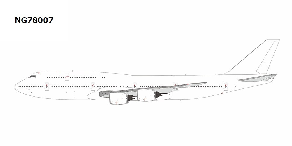 NG78007 NG MODELS White / ホワイト B747-8  1:400 完売しました。 NG MODELS 1:400 White / ホワイト 747-8 亜鉛ダイキャスト製