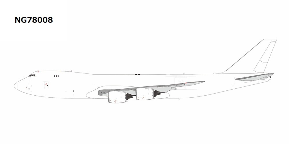 NG78008 NG MODELS White / ホワイト B747-8F  1:400 完売しました。 NG MODELS 1:400 White / ホワイト 747-8F 亜鉛ダイキャスト製