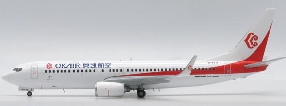 XX2079 JC WING OK Air / 奥凱航空 /オッケー航空 B737-800 B-5571 スタンド付 1:200 メーカー完売 JC WING 1:200 OK Air / 奥凱航空 /オッケー航空 737-800 亜鉛ダイキャスト製