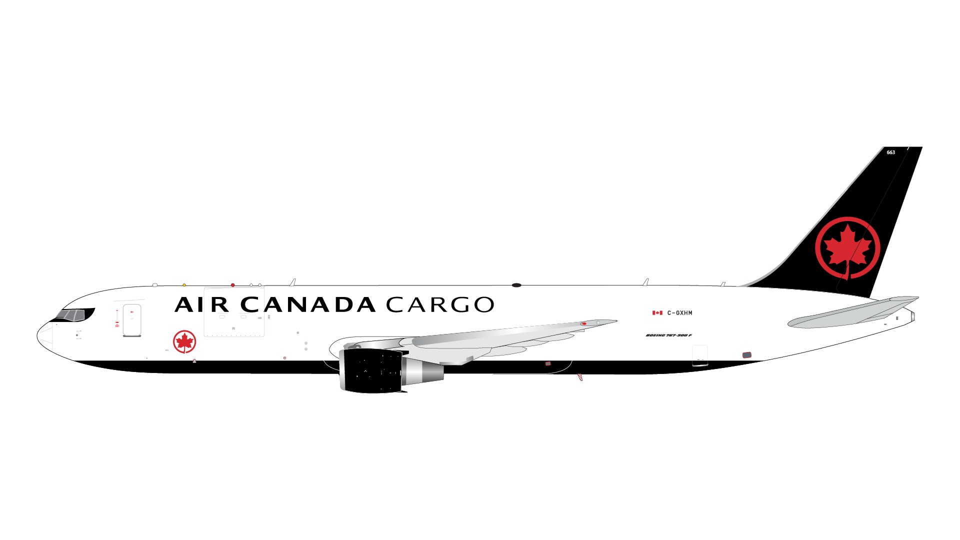 G2ACA1269 GEMINI 200 Air Canada Cargo / エアカナダ カーゴ B767-300ERF C-GXHM  1:200 お取り寄せ GEMINI JETS 1:200 Air Canada Cargo / エアカナダ カーゴ 767-300F 亜鉛ダイキャスト製