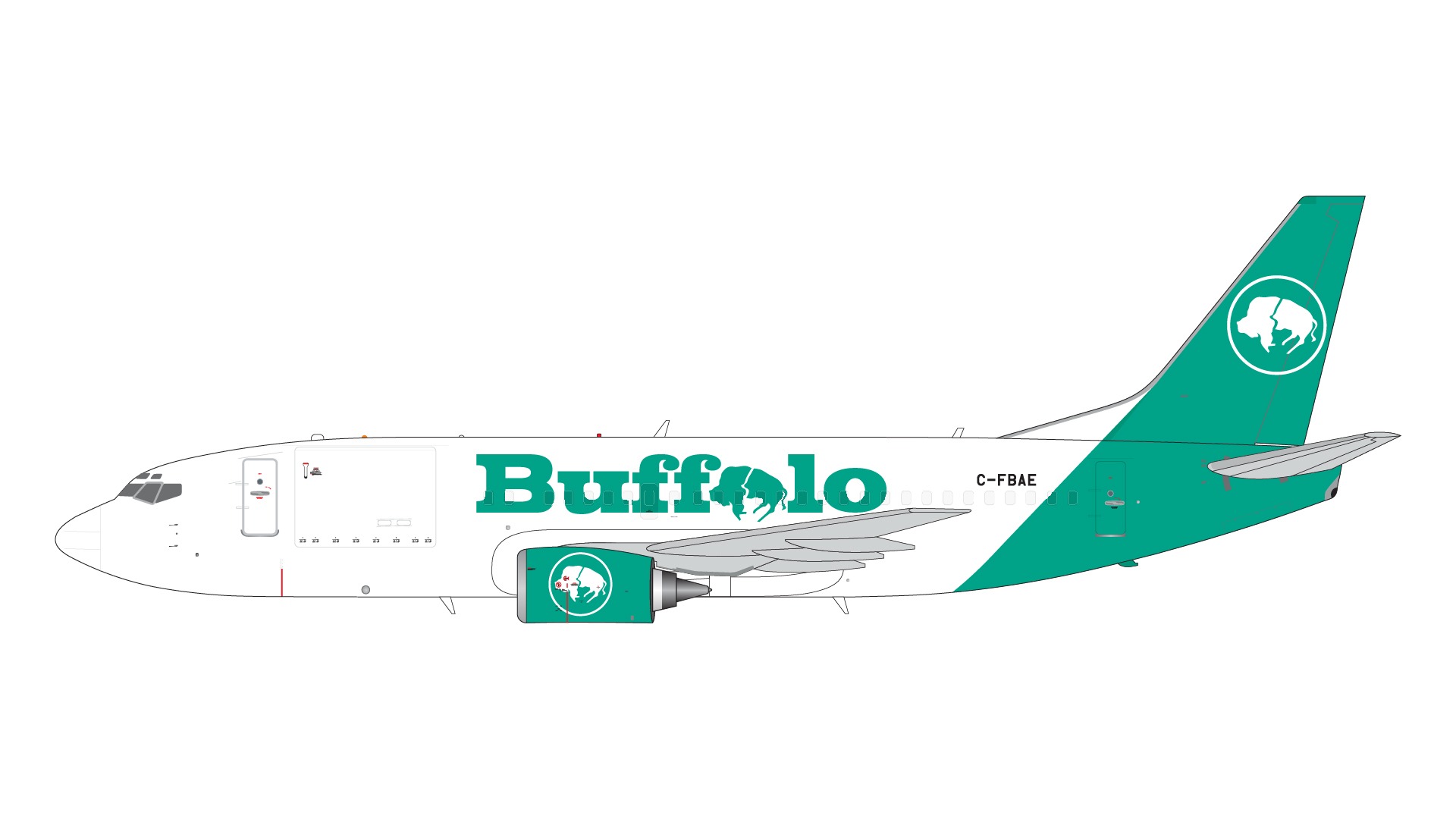 G2BFL1308 GEMINI 200 Buffalo Airways / バッファロー航空 B737-300SF C-FBAE  1:200 完売しました。