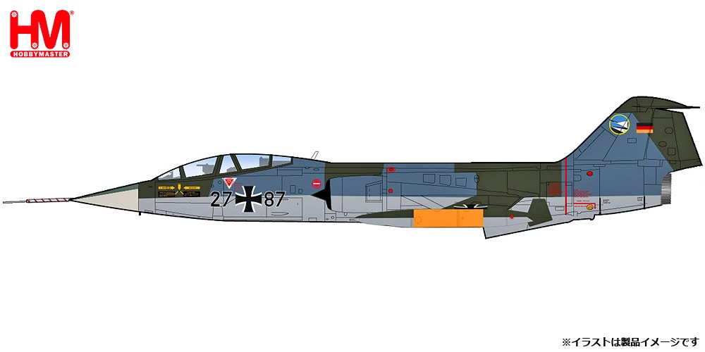 HA1077 HOBBY MASTER West German Air Force / 西ドイツ空軍 TF-104G スターファイター 第74戦闘航空団 メルダース 1970 1:72 お取り寄せ
