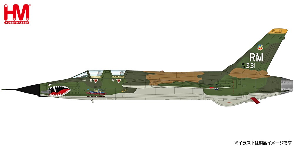 HA2523 HOBBY MASTER U.S. Air Force / アメリカ空軍 F-105F サンダーチーフ 第355戦術戦闘飛行隊 レッドリバーショウボート 1:72 完売しました。 Hobby Master 1:72 USAF U.S. Air Force / アメリカ空軍 F-105 サンダーチーフ 亜鉛ダイキャスト製