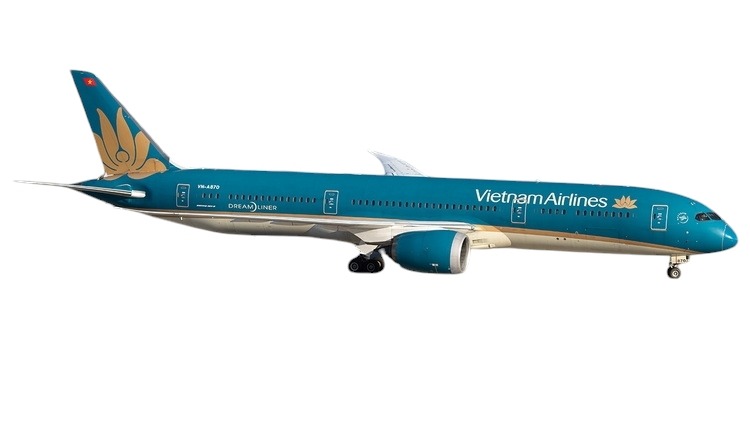 11962 Phoenix Vietnam Airlines / ベトナム航空 B787-9 VN-A870 1:400 Phoenix 1:400 Vietnam Airlines / ベトナム航空 787-9 亜鉛ダイキャスト製