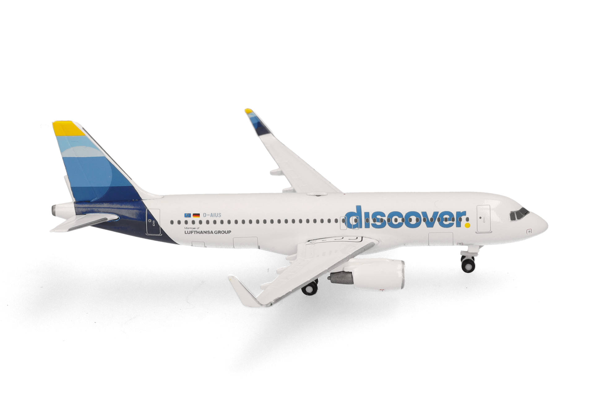 537933 Herpa Discover Airlines / ディスカバー・エアラインズ A320 D-AIUS 1:500