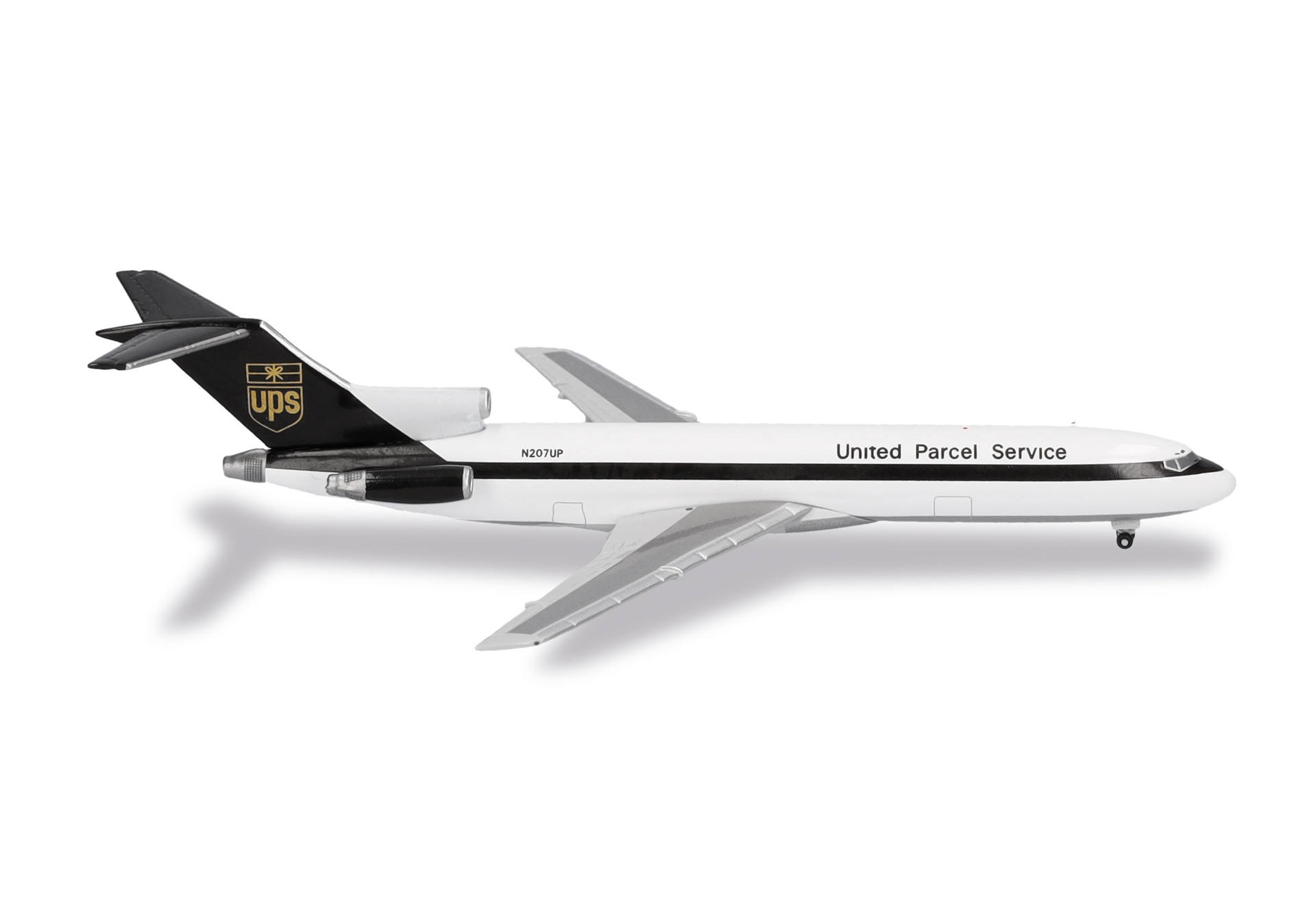 537957 Herpa UPS / ユーピーエス B727-200F N207UP 1:500 Herpa 1:500 UPS / ユーピーエス ユナイテッド・パーセル・サービス 727-200 亜鉛ダイキャスト製