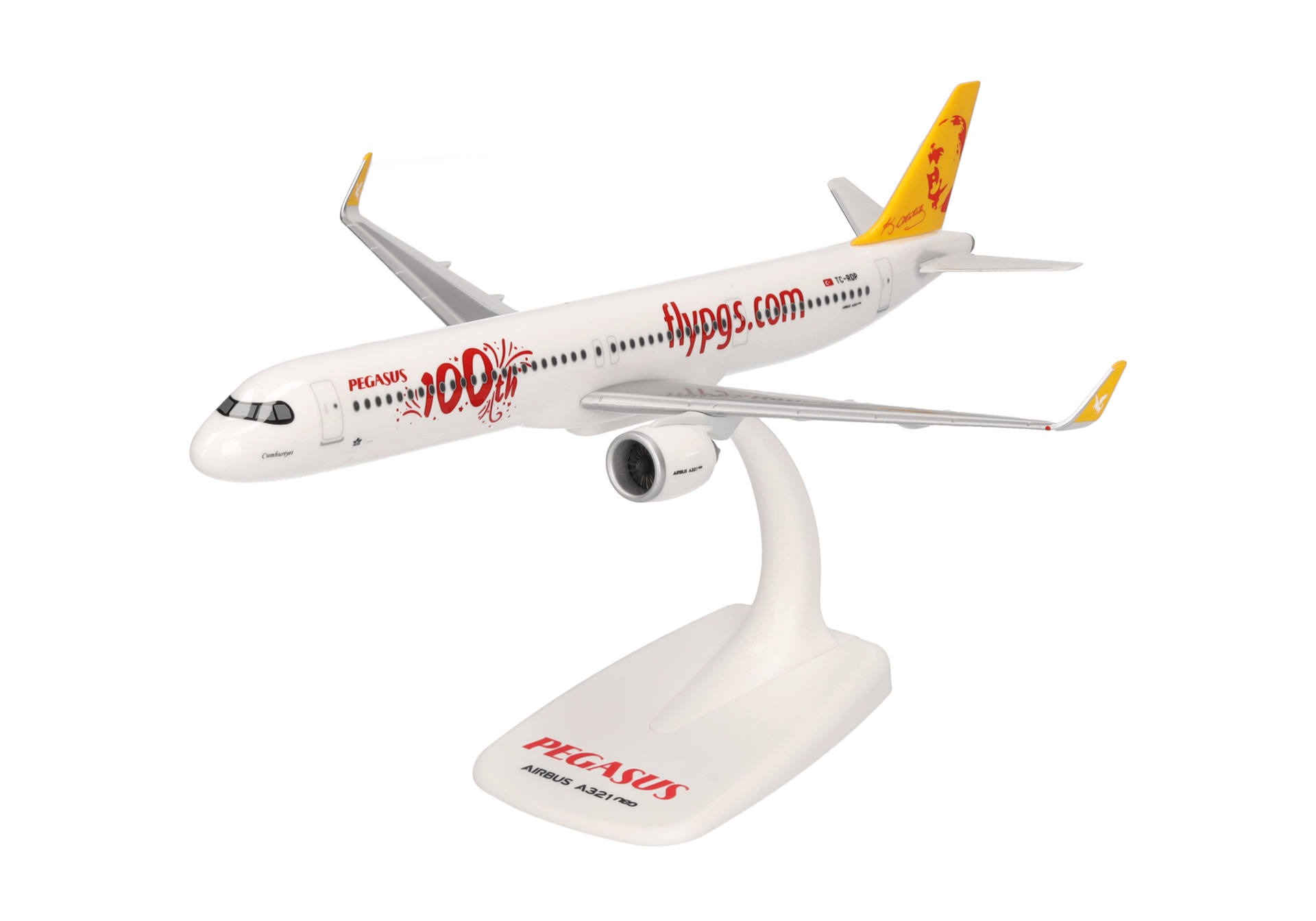 614320 Herpa SNAPFIT Pegasus / ペガサス航空 A321neo TC-RDP 
