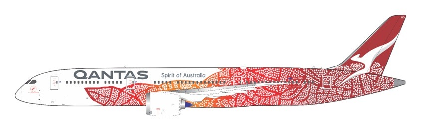 AV4260 Aviation400 Qantas Airways / カンタス航空 Yam Dreaming Livery B787-9 VH-ZND 1:400 メーカー完売 Aviation400 1:400 Qantas Airways / カンタス航空 787-9 亜鉛ダイキャスト製