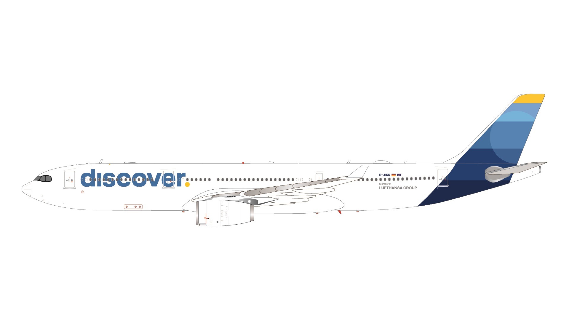 G2OCN1300 GEMINI 200 Discover Airlines / ディスカバー・エアラインズ A330-300 D-AIKK  1:200 お取り寄せ