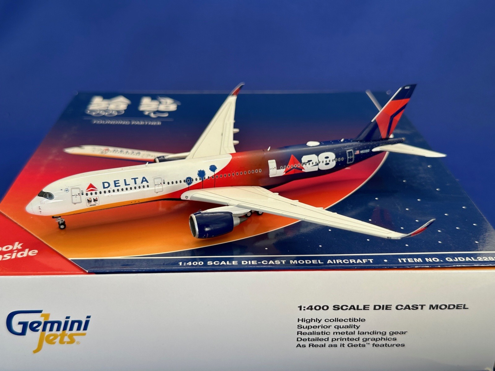 GJDAL2282 GEMINI JETS Delta Air Lines / デルタ航空 LA28 A350-900 N522DZ 1:400 航空会社オフィシャルモデル 完売しました。