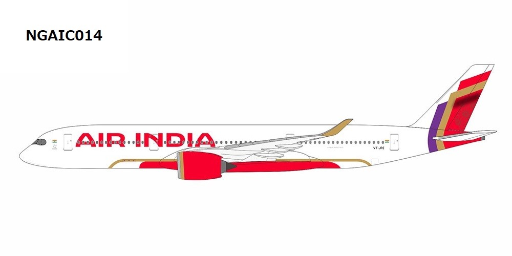 NGAIC014 NG Lite MODELS Air India / エア インディア A350-900 VT-JRE 1:400 お取り寄せ