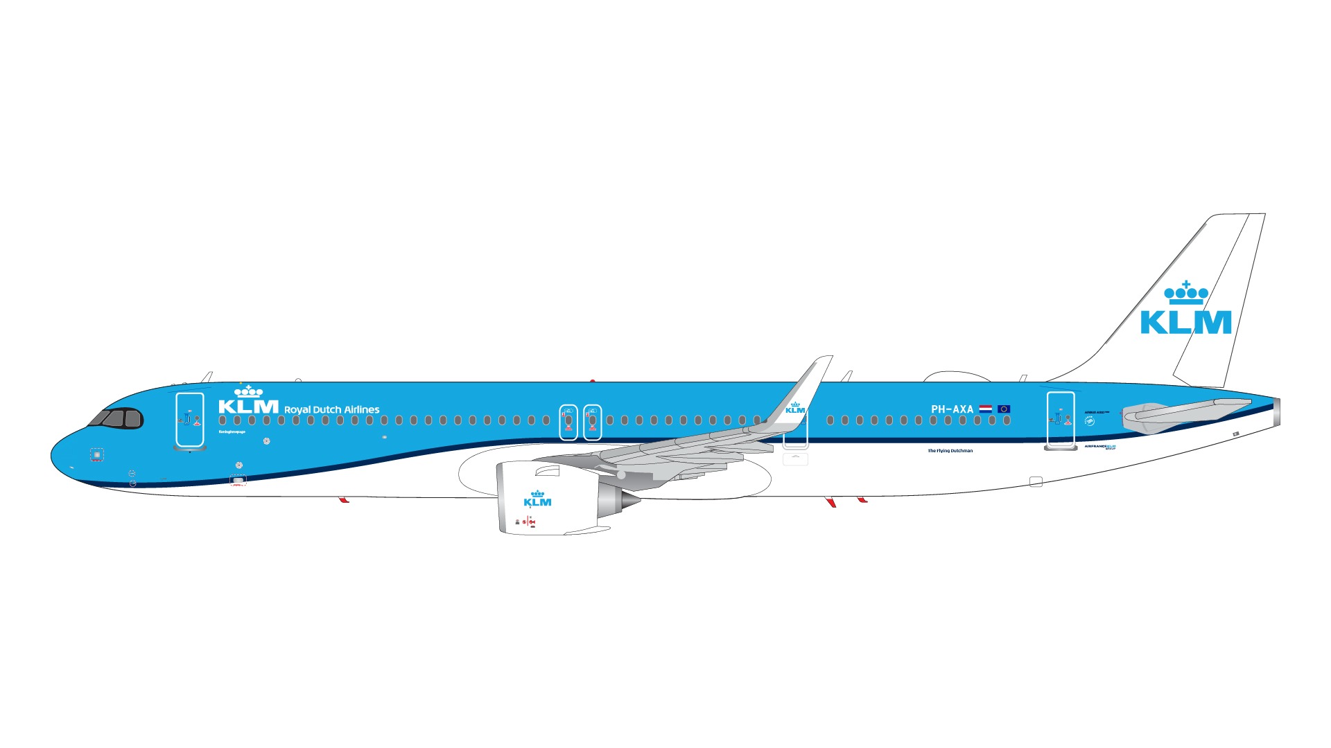 G2KLM1348 GEMINI 200 KLM / KLMオランダ航空 A321neo PH-AXA 1:200 お取り寄せ
