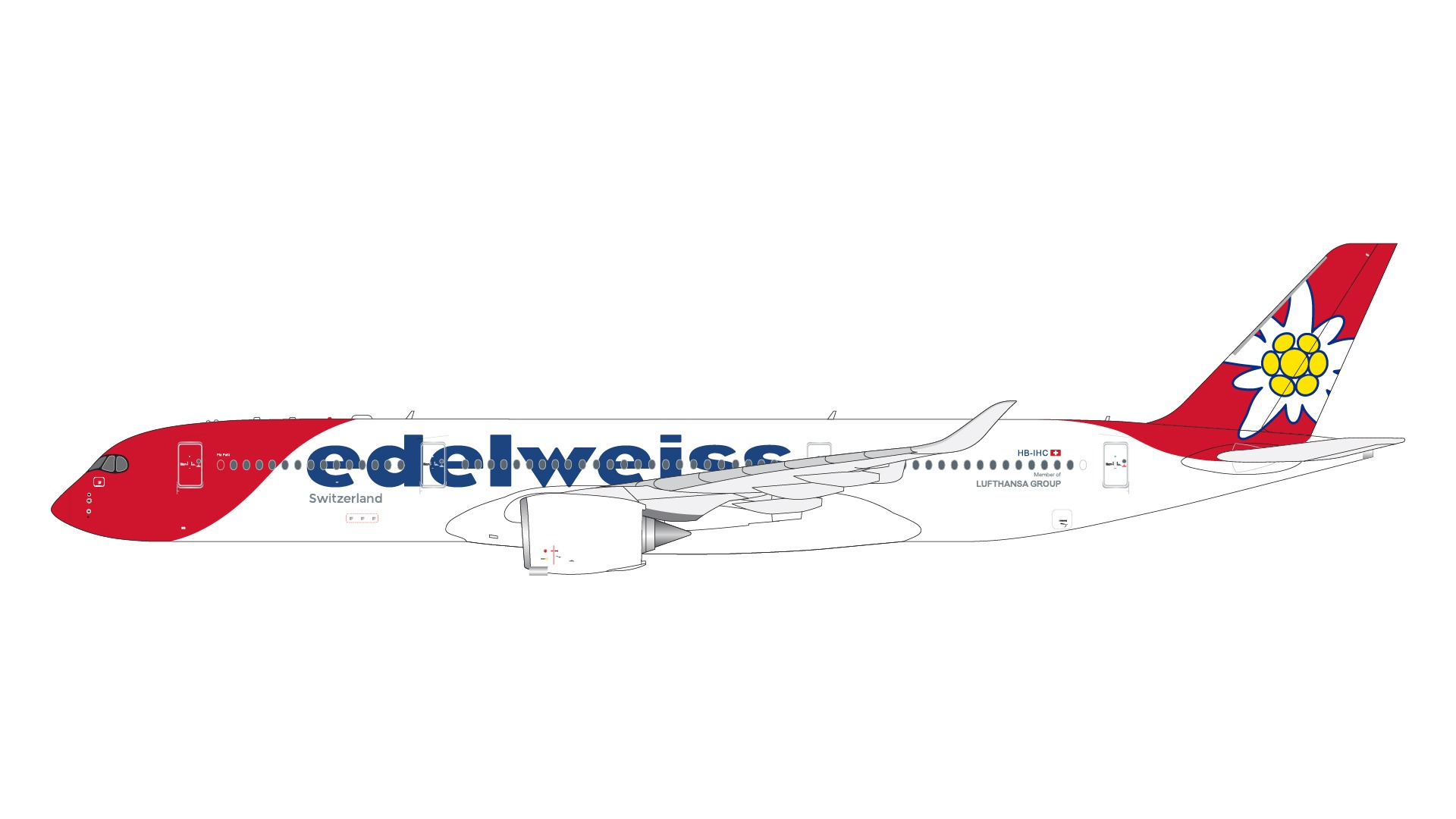 GJEDW2315 GEMINI JETS Edelweiss Air / エーデルワイス航空 A350-900 HB-IHC 1:400 メーカー完売 GEMINI JETS 1:400 Edelweiss Air / エーデルワイス航空 A350-900 亜鉛ダイキャスト製
