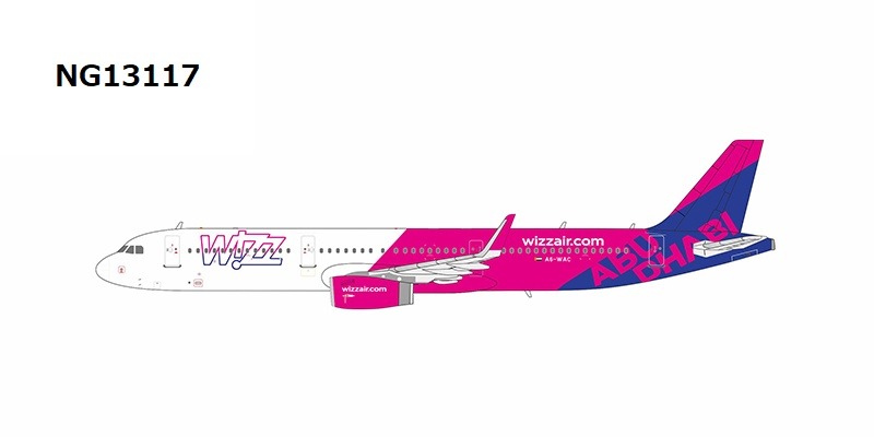 NG13117 NG MODELS Wizz Air / ウィズエアー Abu Dhabi A321neo A6-WAC 1:400 お取り寄せ