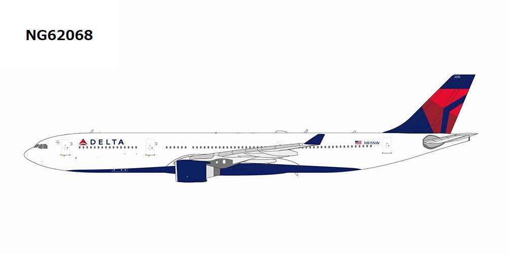 NG62068 NG MODELS Delta Air Lines / デルタ航空 A330-300 N815NW 1:400 お取り寄せ NG MODELS 1:400 Delta Air Lines / デルタ航空 A330-300 亜鉛ダイキャスト製