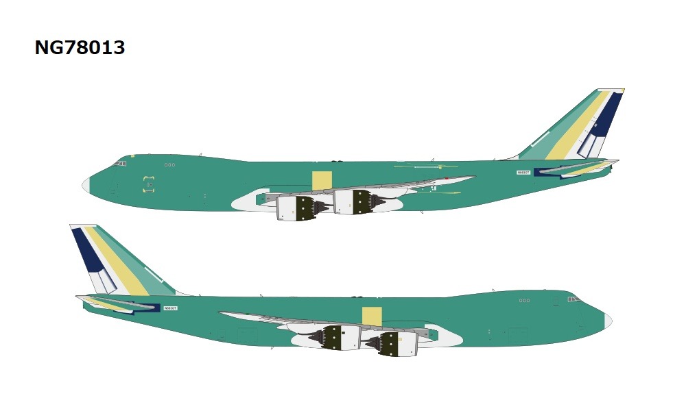 NG78013 NG MODELS ATLAS AIR / アトラス航空 the last 747 in bare metal livery(Exclusive) B747-8F N833UP 1:400 完売しました。