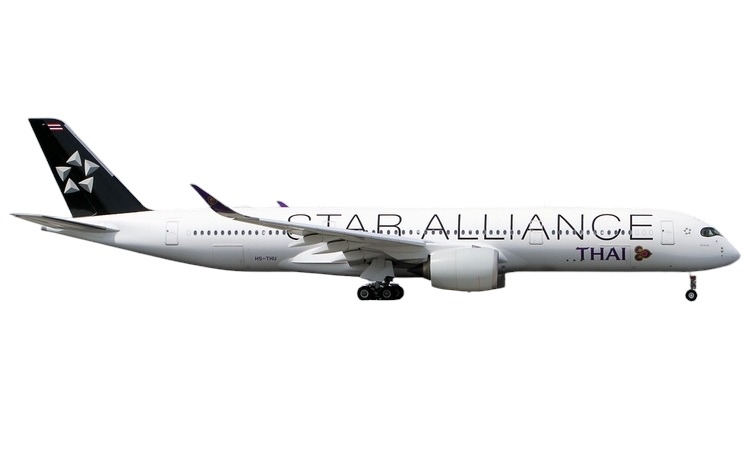 11981 Phoenix Thai Airways / タイ国際航空 Star Alliance A350-900 HS-THU 1:400 お取り寄せ