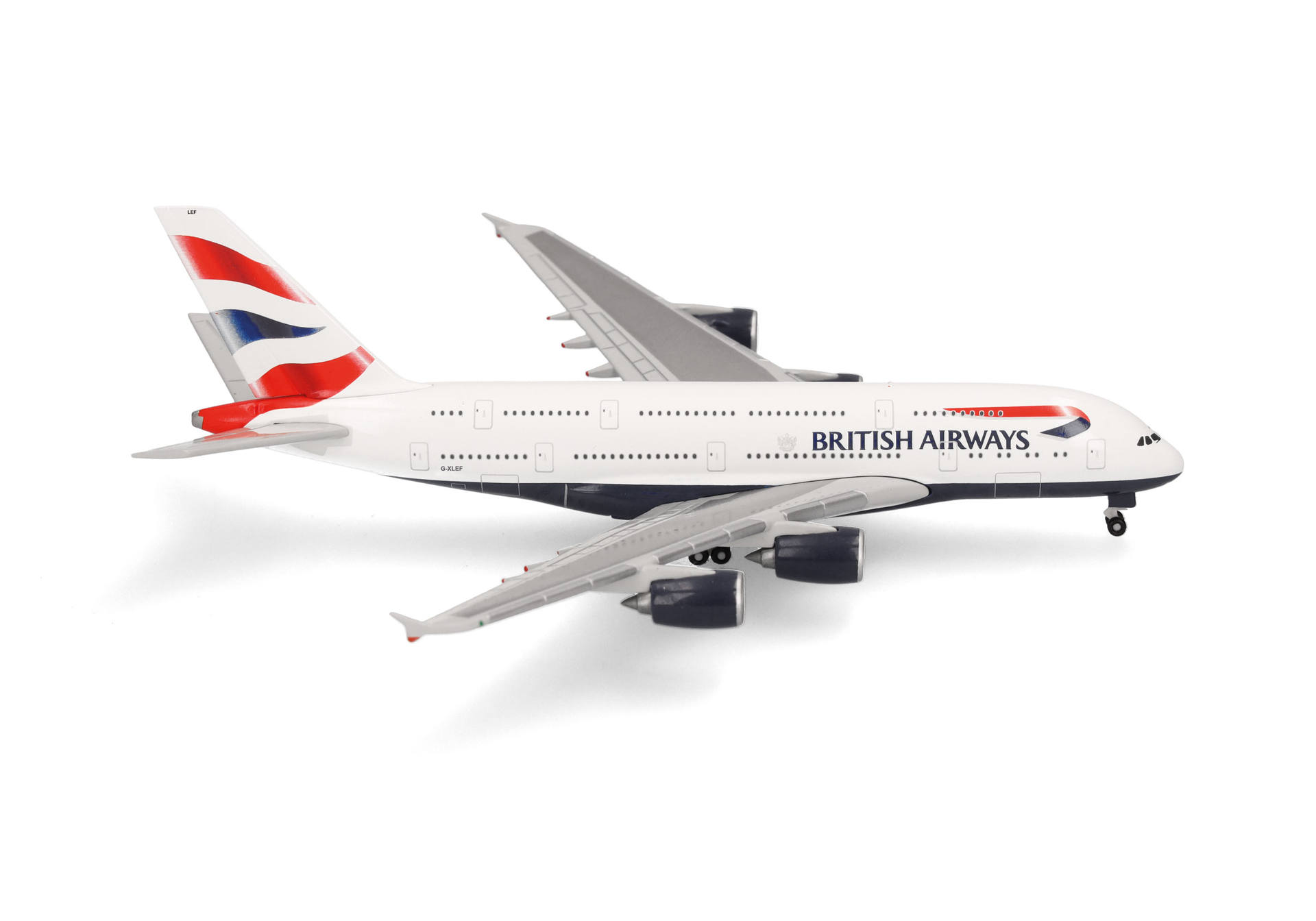 524391-003 Herpa British Airways / 英国航空 ブリティッシュ・エアウェイズ A380 G-XLEF 1:500 メーカー完売