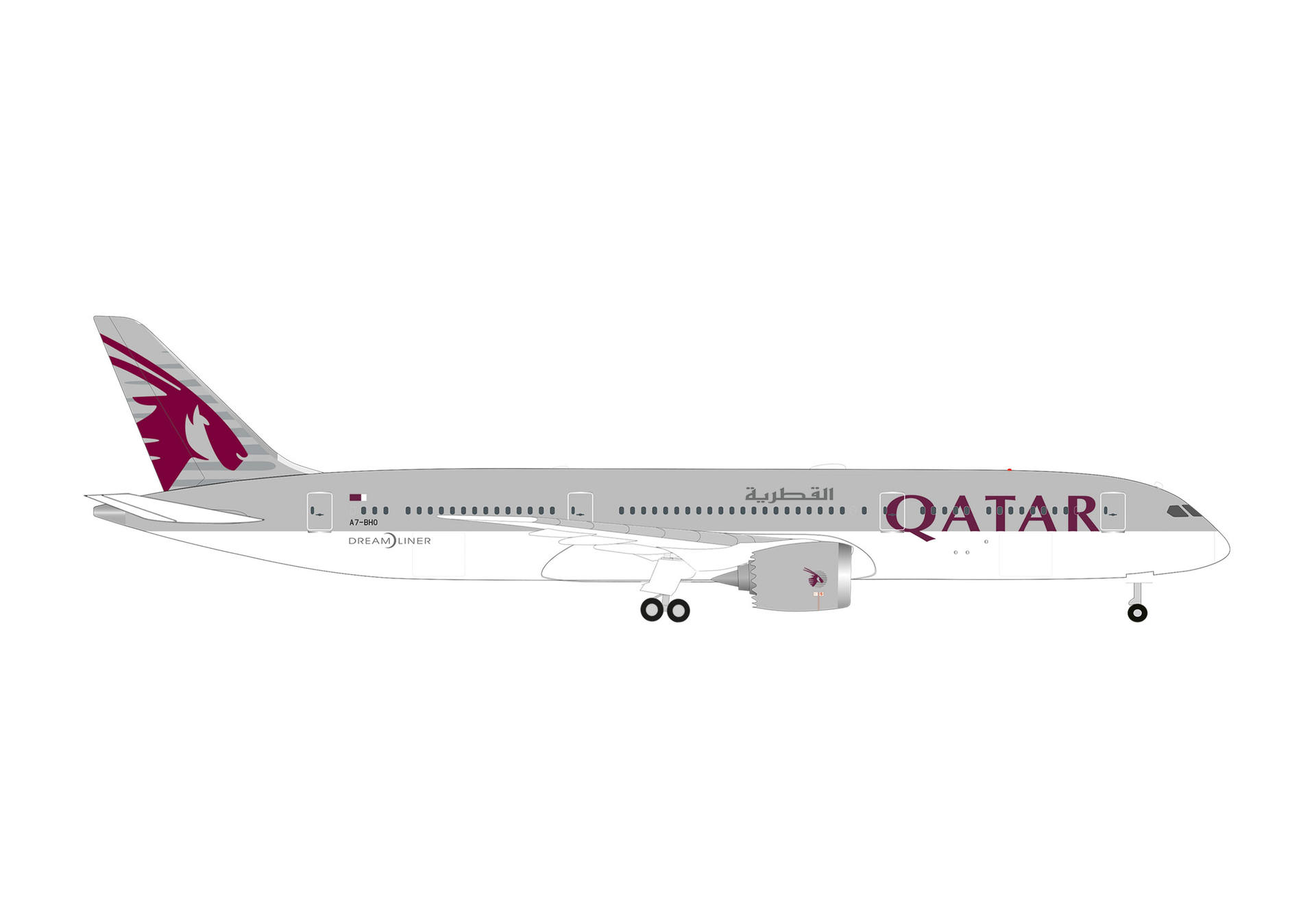 538312 Herpa Qatar Airways / カタール航空 B787-9 A7-BHO 1:500 メーカー完売