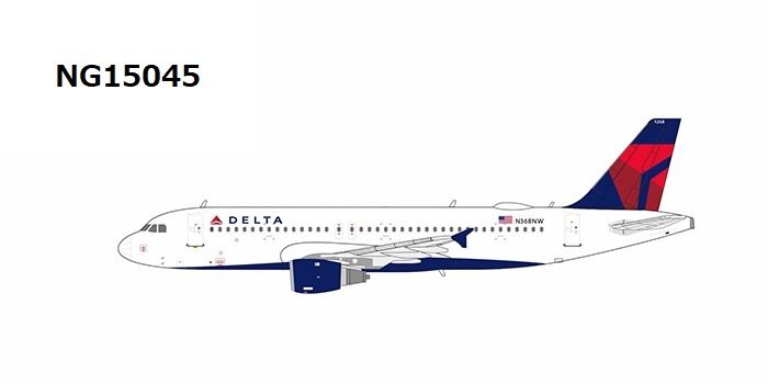 NG15045 NG MODELS Delta Air Lines / デルタ航空 A320-200 N368NW 1:400 お取り寄せ