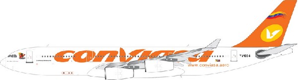 11356 Phoenix Conviasa / コンビアサ航空 A340-200 YV1004 1:400 完売しました。 Phoenix 1:400 Conviasa / コンビアサ航空 A340-200 亜鉛ダイキャスト製
