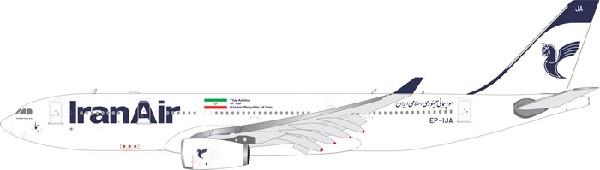 11373 Phoenix Iran Air / イラン航空 A330-200 EP-IJA 1:400 完売しました。 Phoenix 1:400 IRAN AIR / イラン航空 A330-200 亜鉛ダイキャスト製
