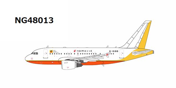 NG48013 NG MODELS AIR CHINA / 中国国際航空 China Sonangol International ACJ318  B-6188 1:400 お取り寄せ NG MODELS 1:400 AIR CHINA / 中国国際航空 ACJ318 亜鉛ダイキャスト製