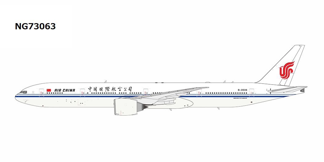NG73063 NG MODELS AIR CHINA / 中国国際航空 B777-300ER B-2036 1:400 お取り寄せ NG MODELS 1:400 AIR CHINA / 中国国際航空 777-300 亜鉛ダイキャスト製