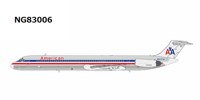 NG83006 NG MODELS American Airlines / アメリカン航空 MD-82 N923TW 1:400 完売しました。