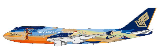 XX40213 JC WING Singapore Airlines / シンガポール航空 Tropical B747-400 9V-SPK 1:400 完売しました。 JC WING 1:400 Singapore Airlines / シンガポール航空 747-400 亜鉛ダイキャスト製