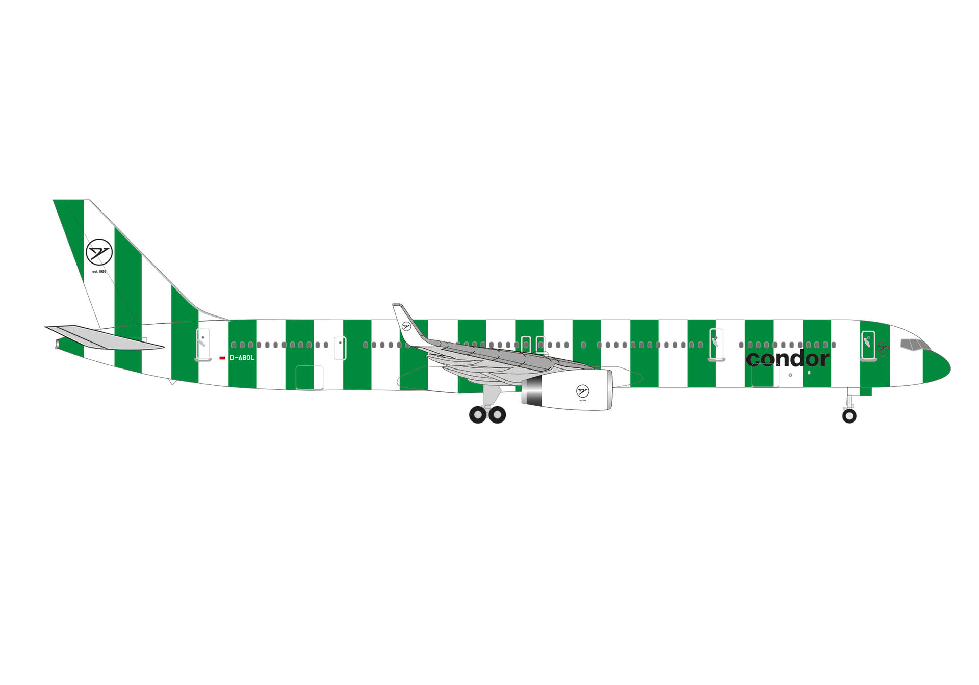 538213 Herpa Condor / コンドル航空 B757-300 D-ABOL Island 1:500 お取り寄せ
