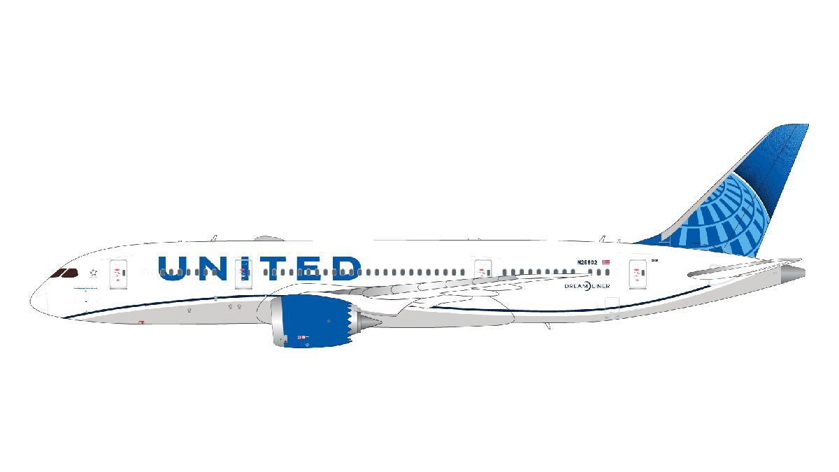 G2UAL1393 GEMINI 200 United Airlines / ユナイテッド航空 B787-8 N26902 current livery 1:200 お取り寄せ GEMINI JETS 1:200 United Airlines / ユナイテッド航空 787-8 亜鉛ダイキャスト製