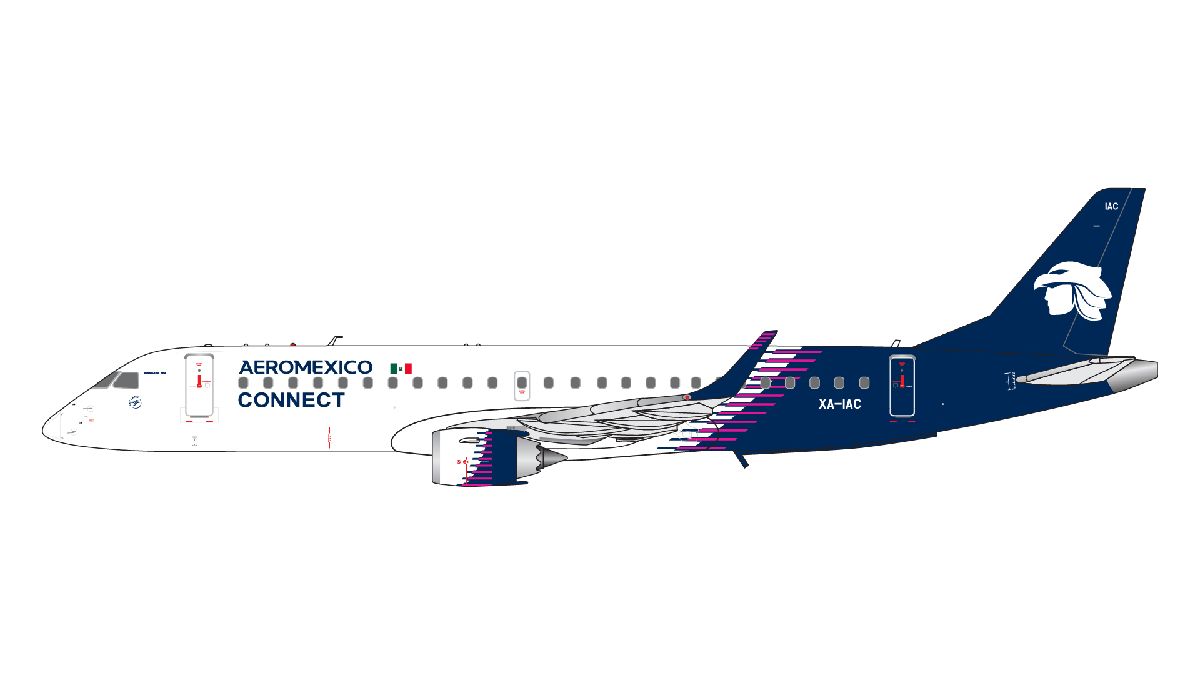 GJAMX2320 GEMINI JETS Aeromexico Connect / アエロメヒコ・コネクト new livery E190LR XA-IAC 1:400