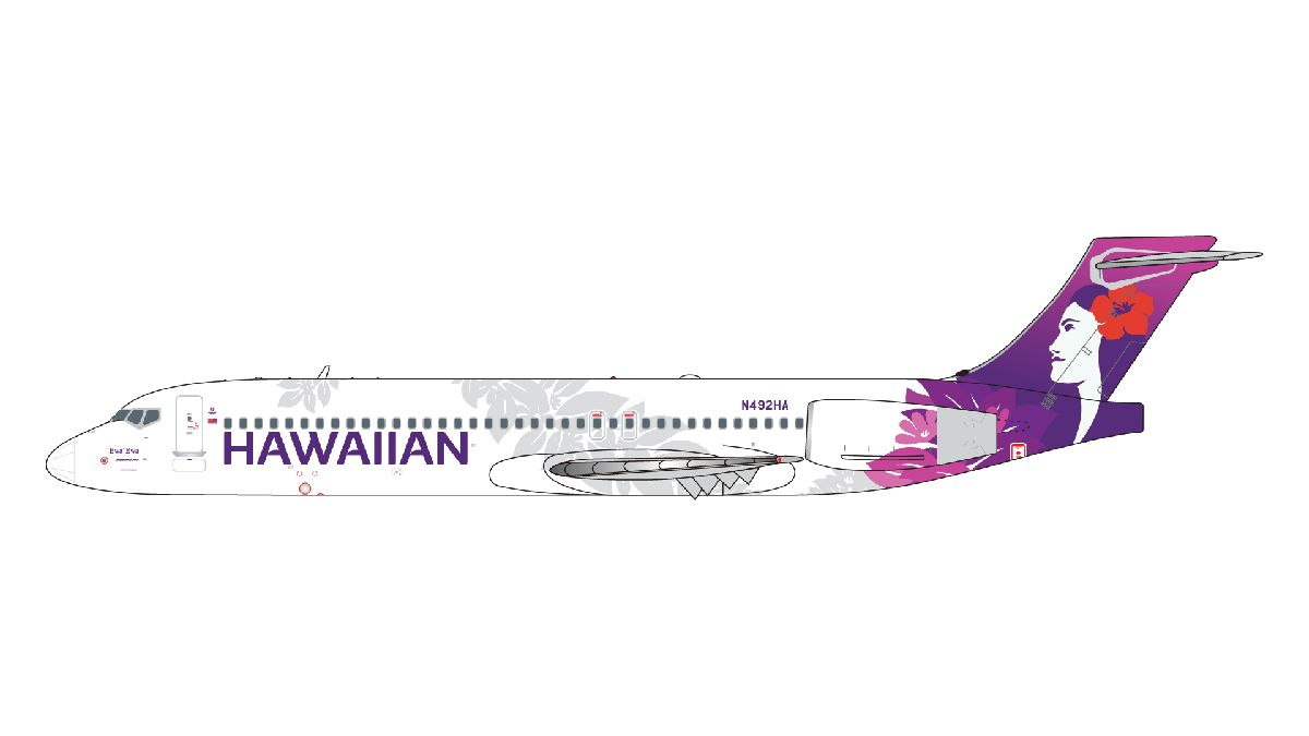 GJHAL2295 GEMINI JETS Hawaiian Airlines / ハワイアン航空 B717-200 N492HA 1:400 完売しました