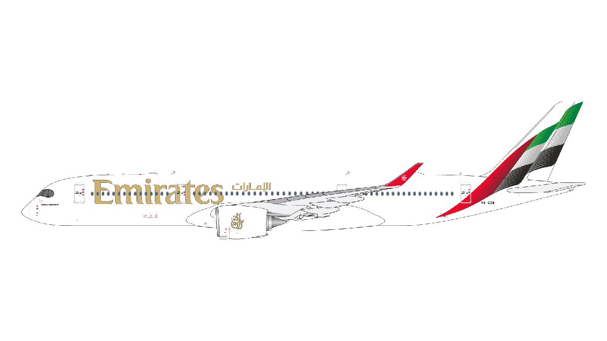 GJUAE2330 GEMINI JETS Emirates / エミレーツ航空 new liery A350-900 A6-EXB 1:400 完売しました GEMINI JETS 1:400 Emirates / エミレーツ航空 A350-900 亜鉛ダイキャスト製