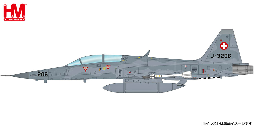 HA3380 HOBBY MASTER Swiss Air Force / スイス空軍 F-5F タイガー2 第6飛行隊 1:72 お取り寄せ