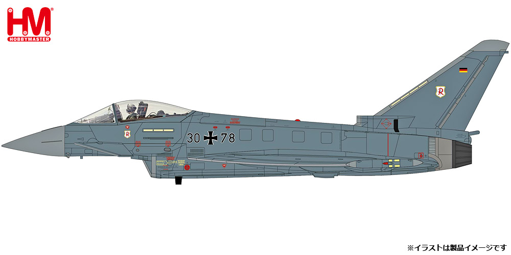 HA6627 HOBBY MASTER Luftwaffe / ドイツ空軍 ユーロファイター・タイフーン 2021 w/GBU-48 1:72 お取り寄せ