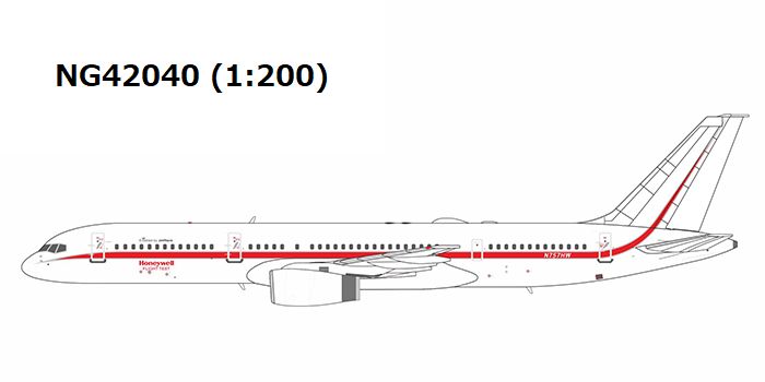 NG42040 NG MODELS Honeywell Aviation Services / ハネウェル old livery; with test engine 